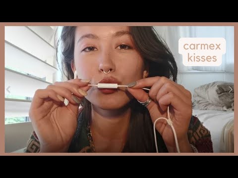 ASMR || Lofi whisper ramble; carmex kisses, "there's something in your eye"