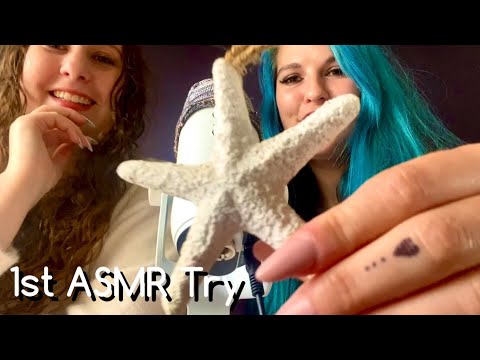 My SISTER tries ASMR for THE FIRST TIME 1️⃣ (and she LOVES it) 💙