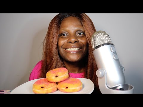 WATERMELON BURST DUNKIN' DONUTS ASMR EATING SOUNDS