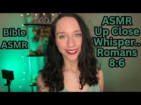 ASMR Up Close Whisper~Holy Spirit Is Life & Peace🕊️Christian ASMR