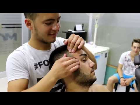 ASMR TURKİSH BARBER  BAŞ YÜZ SIRT MASAJ HEAD NECK BACK AMR  FACE MASSAGE