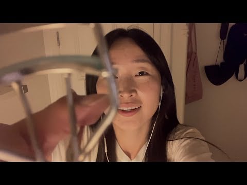 ASMR Big Sister Does Your Makeup (Normal speed, Mouth Sounds)