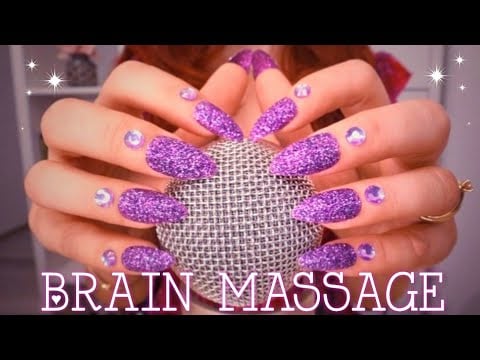 ASMR BRAIN Massage 🌟 Mic Scratching, Tapping, Plastic Wrap over Mic, Bubble Wrap, Crunchy Sounds
