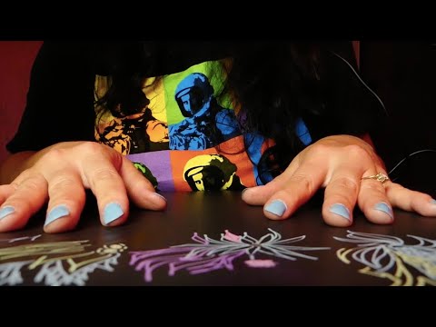ASMR Drawing with Gel Pens