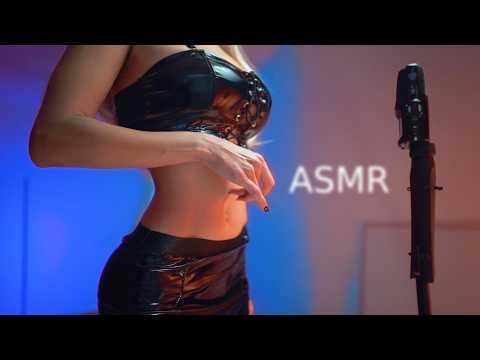 Fabric Scratching ASMR - Latex, Leather & Deep Textured Triggers With GF Mia