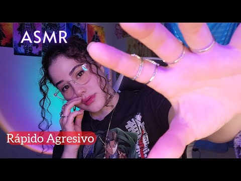 ASMR: Sonidos de Manos, Boca 💋 y Susurros un poquito caóticos 😬 Rápido Agresivo