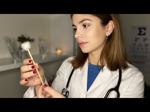 ASMR [Old School] Personal Attention, Ear Exam, Cleaning, Acupressure (Whispered Role-play)
