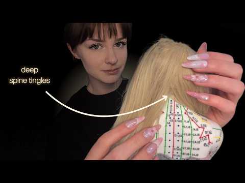 Scratching Your Scalp + Back [ASMR]