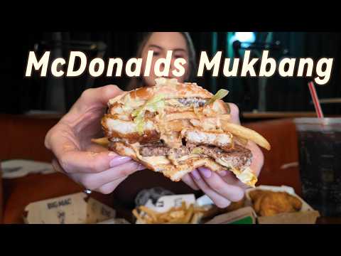 McDonald's Mukbang 🍟 Big Mac, Fries & Nuggets | Cozy Mini Mukbang