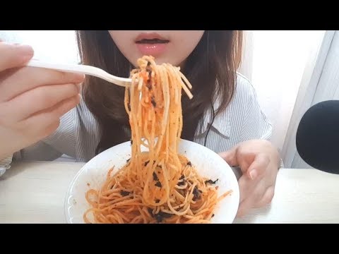 명란파스타 ASMR Cod Roe Pasta 이팅사운드 노토킹 스파게티 먹방 Eating Sounds No talking Mukbang