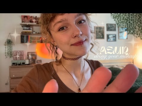ASMR ~ doing your makeup // presence effect ✩₊˚.⋆☾⋆⁺₊✧  