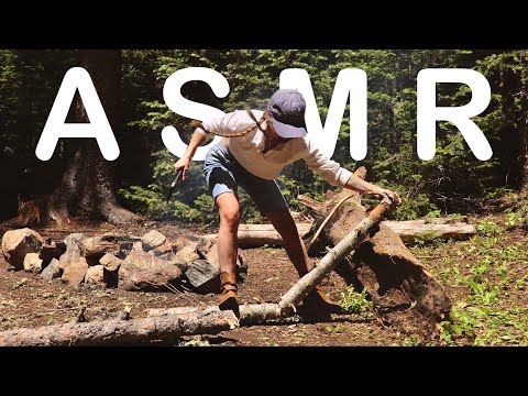 Chopping Wood In Colorado | ASMR