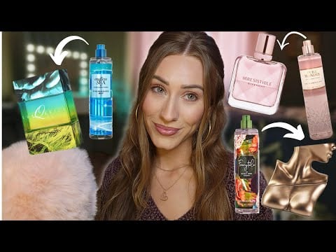 ASMR | My Favorite Luxury Perfumes & Dupes 🥀 (Gum Chewing, Whisper Ramble, Glass Bottle Tapping)