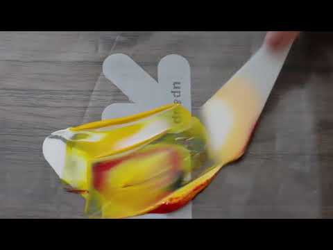 Oddly Satisfying Paint Mixing ASMR, no talking | Cloveress ASMR