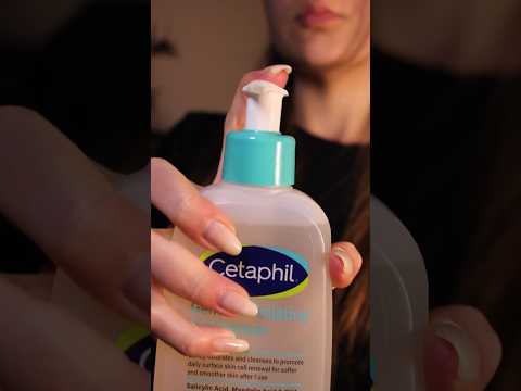 Nightime skincare routine 😌🌙 #asmr #relax #visualtingle