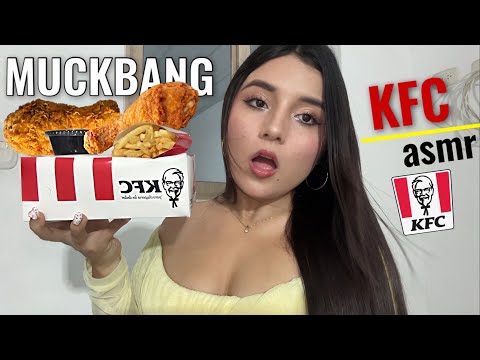 ⋆౨ৎ COMIENDO KFC POR PRIMERA VEZ💕asmr LENTO Y SUAVE ⋆౨ৎ˚ (MUCKBANG)
