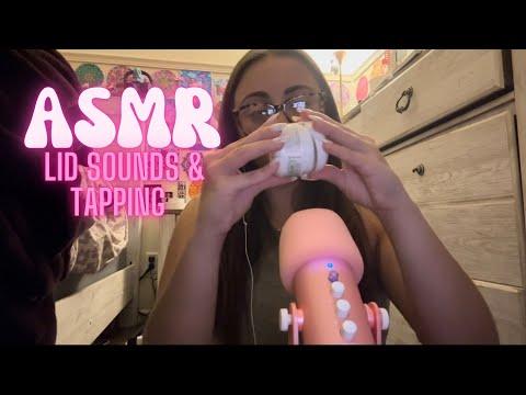 ASMR Relaxing Lid Sounds and Tapping