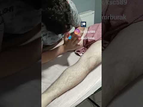 LEGENDARY RELAXING MASSAGE TECHNIQUES FOR THE FRONT LEGS #satisfying #relaxing #asmr #shorts