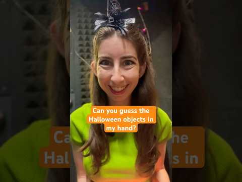 Can your ears guess the Halloween objects in my hand? #halloweenwithshorts #asmr