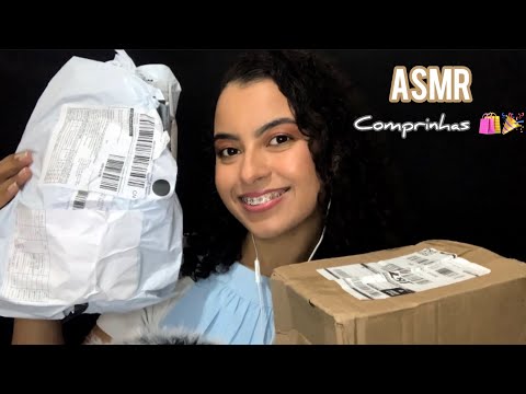 ASMR- COMPRAS DA SHOPEE E SHEIN 🥳🛍️