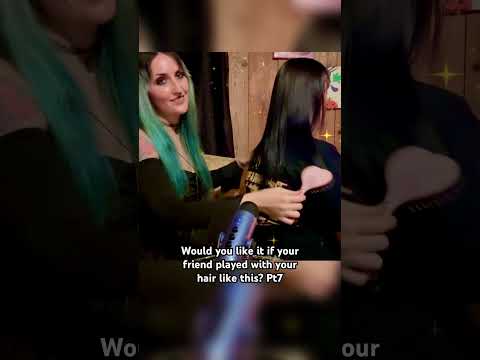 I wish someone did this for me Pt7 #asmr #asmrvideos #asmrhairplay #asmrrealperson #asmrhairbrushing