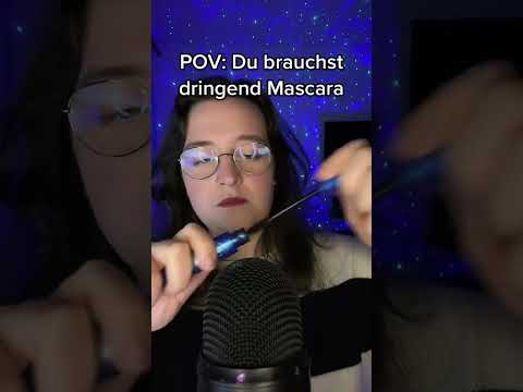 POV: Du brauchst dringend Mascara #shorts #asmrshorts #asmr