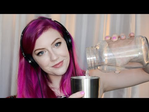 ASMR Water Sounds | Spraying | Shaking | Water Bottle | Tapping