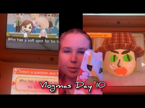 Vlogmas Day 10 - The Grinch Meal & Tomodachi Life