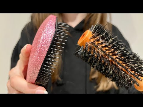 ASMR Brushing your Hair | Real + Imaginary Hair | no talking | lo-fi