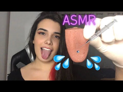 ASMR - COLOCANDO PIERCING EM VOCÊ