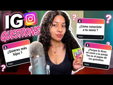 ASMR| Preguntas Y Respuestas (con chicle) 🤭