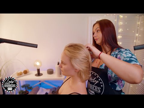 Whispered Peace ASMR Massage by Barber Lady Various Masters