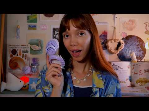 ASMR | Boutique de plage 𓆝 ⋆. la vendeuse t'aide à trouver les parfaits souvenirs