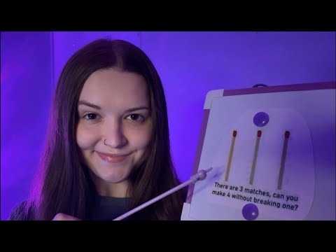 ASMR IQ Tests 🧩 Soft Spoken Exam Roleplay (With Answers!)