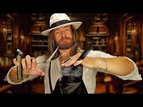 ASMR The Most RELAXING Barbershop REAL Haircut & Shave Doesn't Exis...