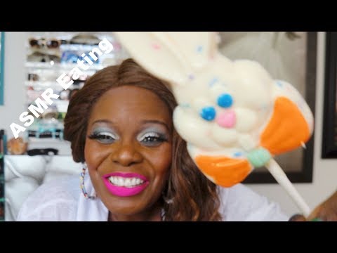 Eating Easter * ASMR Troll*Poprocks*Chocolates*Skittles Spring Break Fun