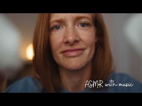 ASMR | Soft Bedtime Facial 😴 with Layered Sounds and *Music*