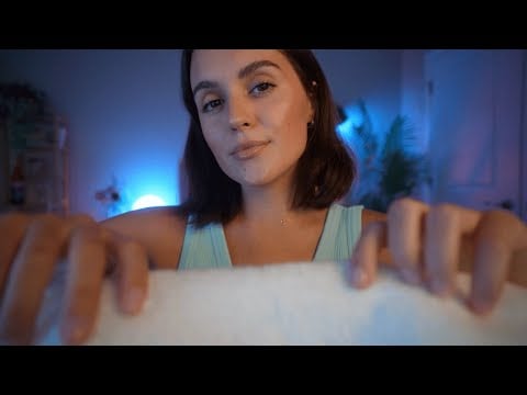 ASMR ~ towel scratching until you fall asleep 😴 no talking + reverb!!