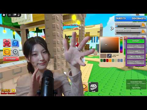 ASMR Playing Roblox While I Give You Tingles
