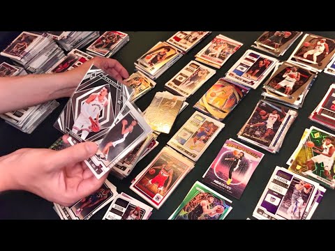 ASMR | Organizing My HUGE NBA Card Collection 🏀💤