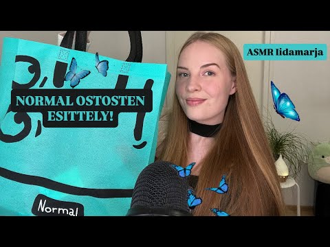ASMR SUOMI 🦋 Normalin ostosten esittelyä 💙