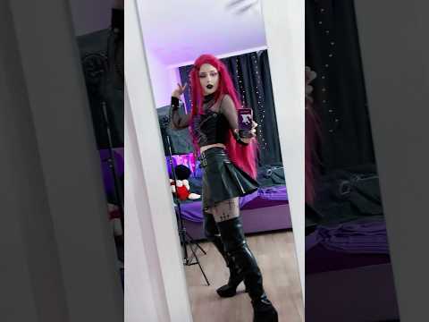 HUNTR/X💓 Dark Mira Cosplay🖤​⁠ #kpopdemonhunters #huntrix #mirakpopdemonhunters #cosplay