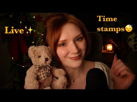 ASMR🥰Kisses,Clicky Inaudible whisper,Spit painting,Honey Spoon,Head massage,Plucking,Coconut rain😴