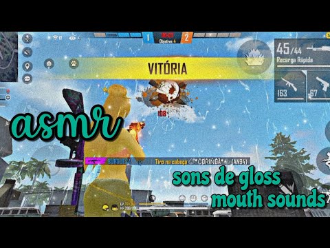 ASMR FF - SONS DE GLOSS E MOUTH SOUNDS 👄 (NO TALKING)