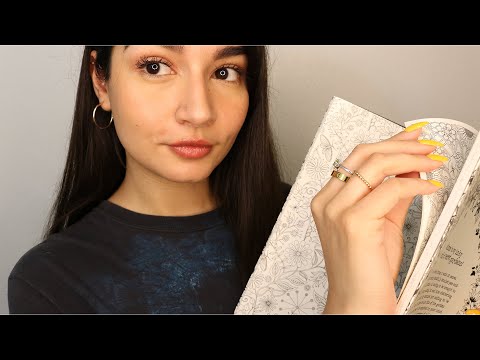 ASMR *SLEEP INDUCING* Page Turning (Tapping, Tracing, Whispering)