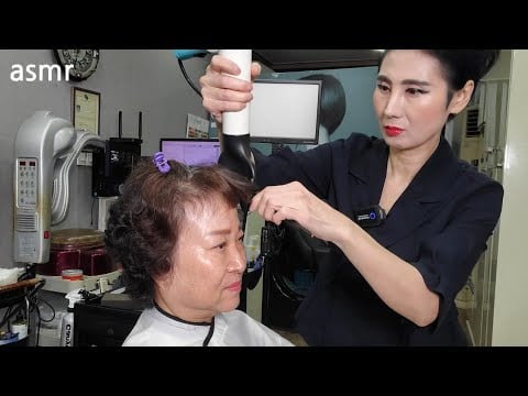 Korean ASMR Hair Salon: Fast-Paced Styling for Instant Energy and Relaxation ✂️💥