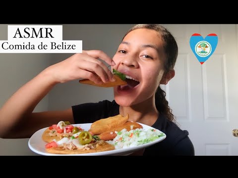 ASMR Español- COMIENDO COMIDA BELIZEAÑA | SALBUTES Y PANADES