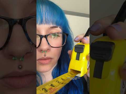 ASMR measuring & marking your face🥸full on✅⏰ #asmrmeasuring #shorts #softspoken #asmr