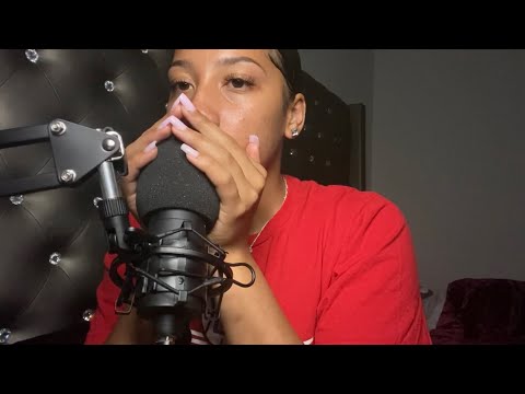 ASMR EXTREMELY TINGLY MOUTH SOUNDS 🤤 w/ SLIGHT MIC BRUSHING 😍