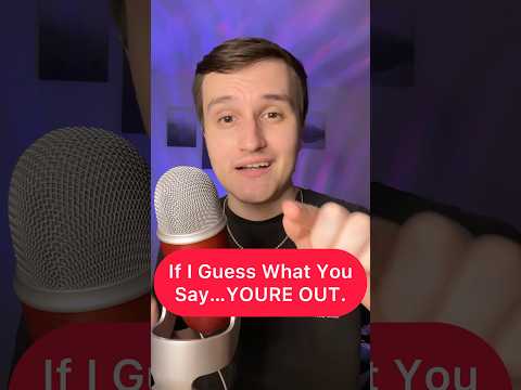 IF I GUESS YOUR ANSWER, YOU LOSE (ASMR) #shorts #asmr #trending